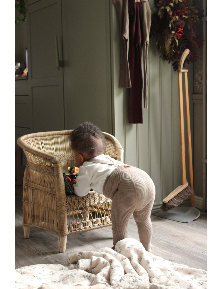 Rajstopy z Szelkami Retro Ribbed Children Tights Peanut Silly Silas Rajstopy z Szelkami Retro Ribbed Children Tights Peanut Silly Silas