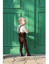 Rajstopy z Szelkami Retro Ribbed Choco Silly Silas Rajstopy z Szelkami Retro Ribbed Choco Silly Silas