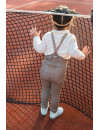Legginsy z Szelkami Retro Ribbed Oyster Grey Silly Silas Legginsy z Szelkami Retro Ribbed Oyster Grey Silly Silas