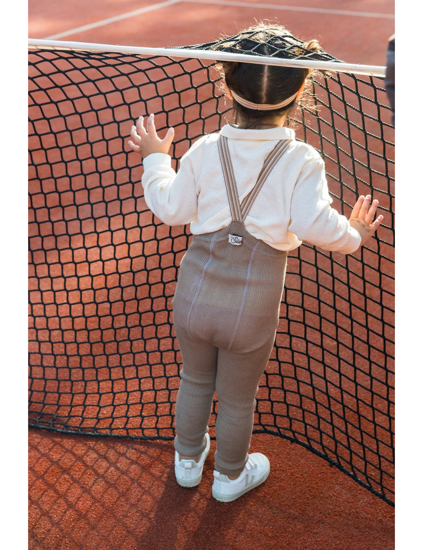 Legginsy z Szelkami Retro Ribbed Oyster Grey Silly Silas Legginsy z Szelkami Retro Ribbed Oyster Grey Silly Silas