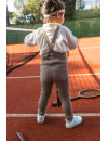 Legginsy z Szelkami Retro Ribbed Oyster Grey Silly Silas Legginsy z Szelkami Retro Ribbed Oyster Grey Silly Silas
