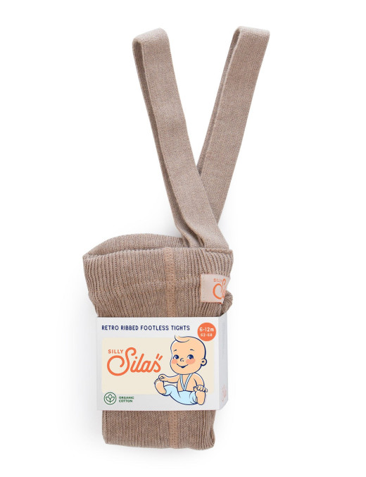 Legginsy z Szelkami Retro Ribbed Peanut Silly Silas