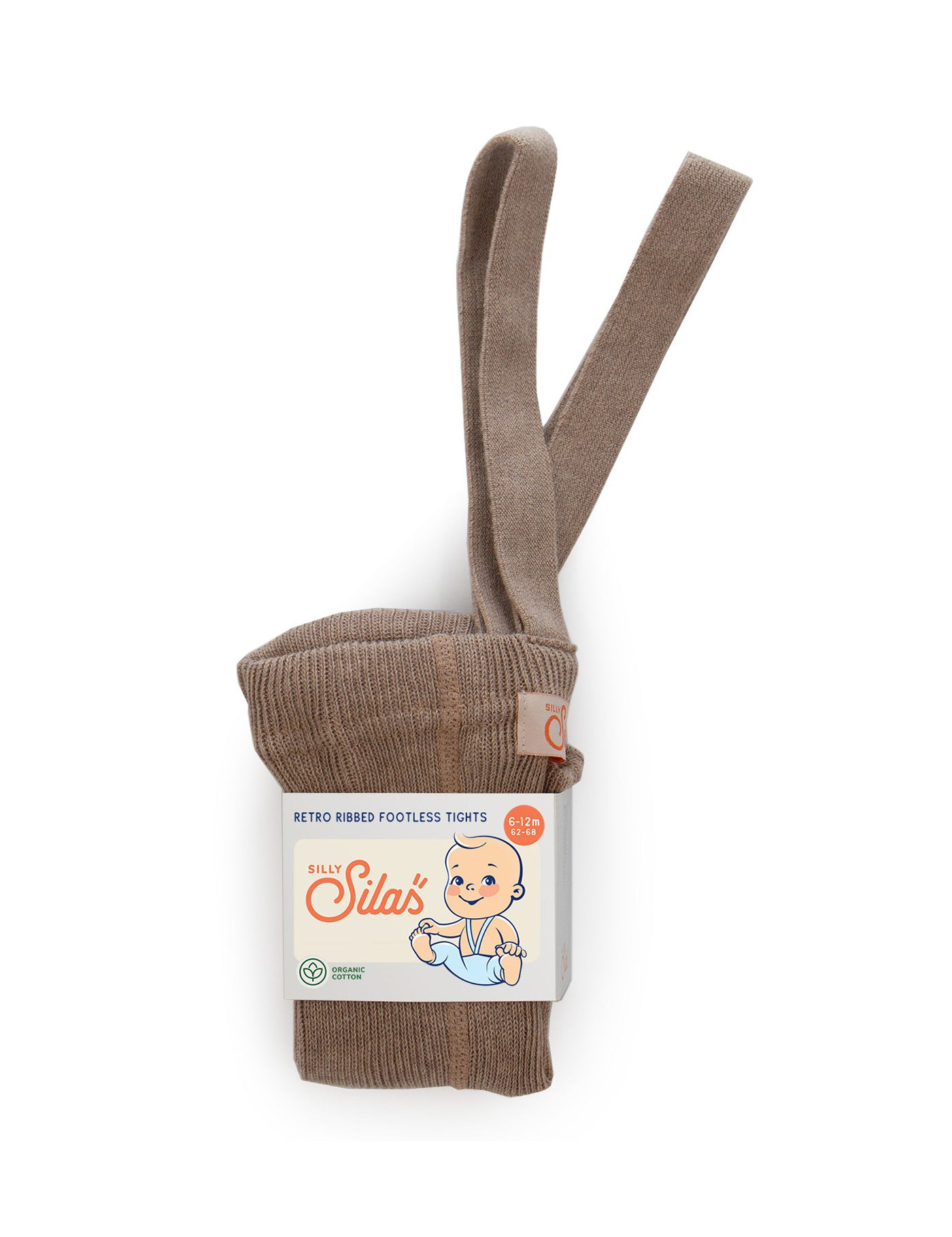 Legginsy z Szelkami Retro Ribbed Cocoa Silly Silas Legginsy z Szelkami Retro Ribbed Cocoa Silly Silas