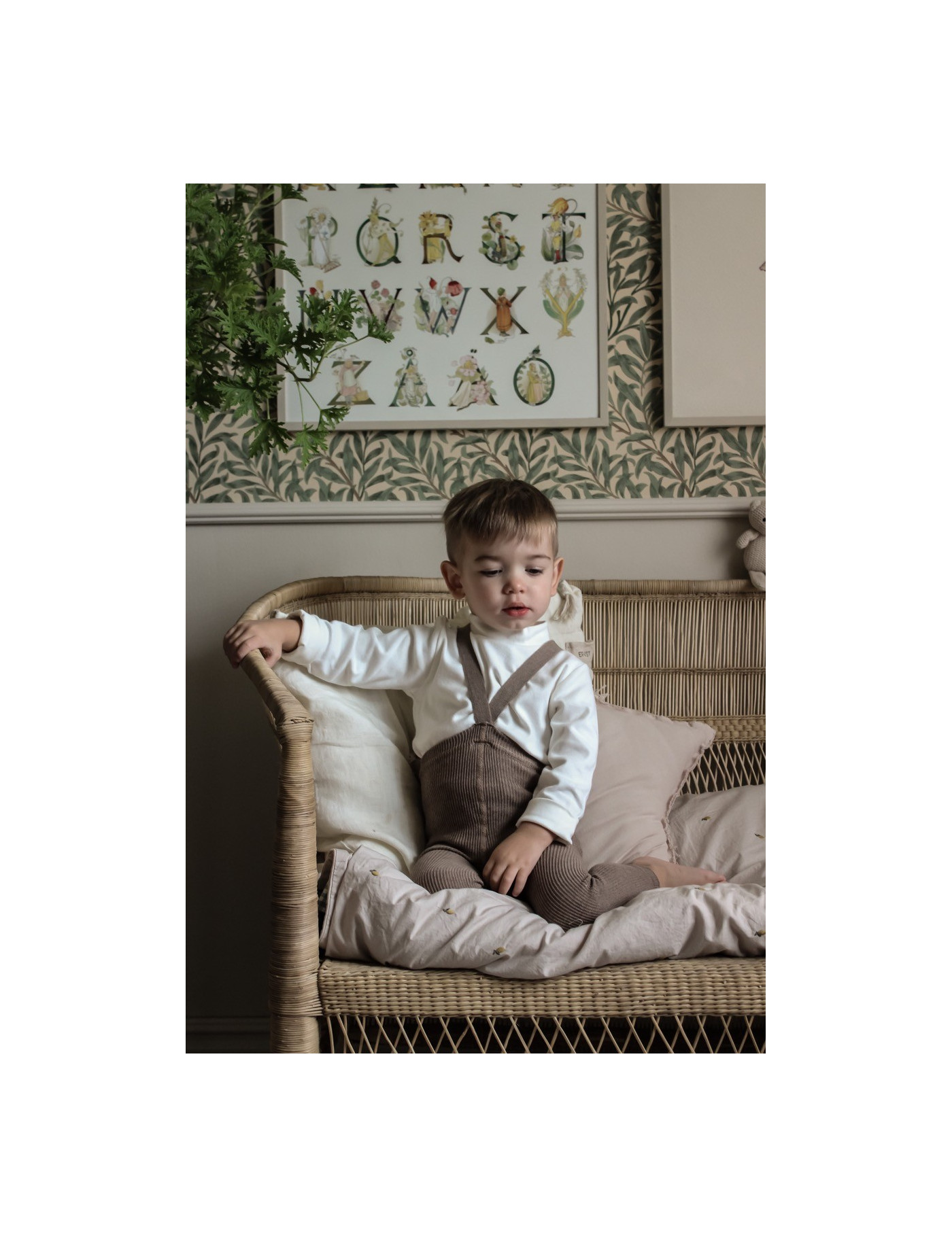 Legginsy z Szelkami Retro Ribbed Cocoa Silly Silas Legginsy z Szelkami Retro Ribbed Cocoa Silly Silas
