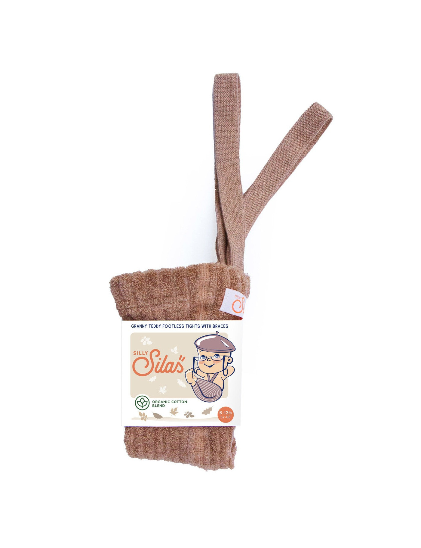 Legginsy z Szelkami Light Brown Silly Silas