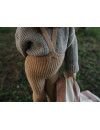 Legginsy z Szelkami Light Brown Silly Silas