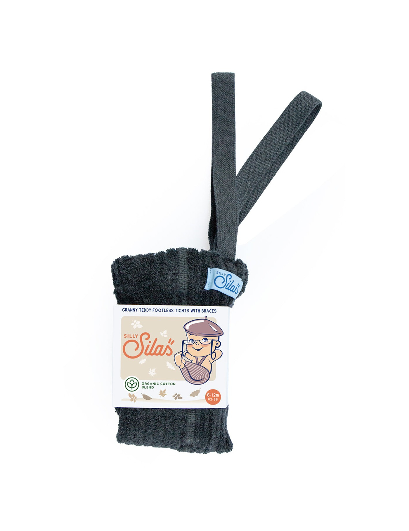 Legginsy z Szelkami Granny Dark Grey Silly Silas