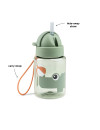 Done by Deer bidon dla dziecka 280ml Playground Green