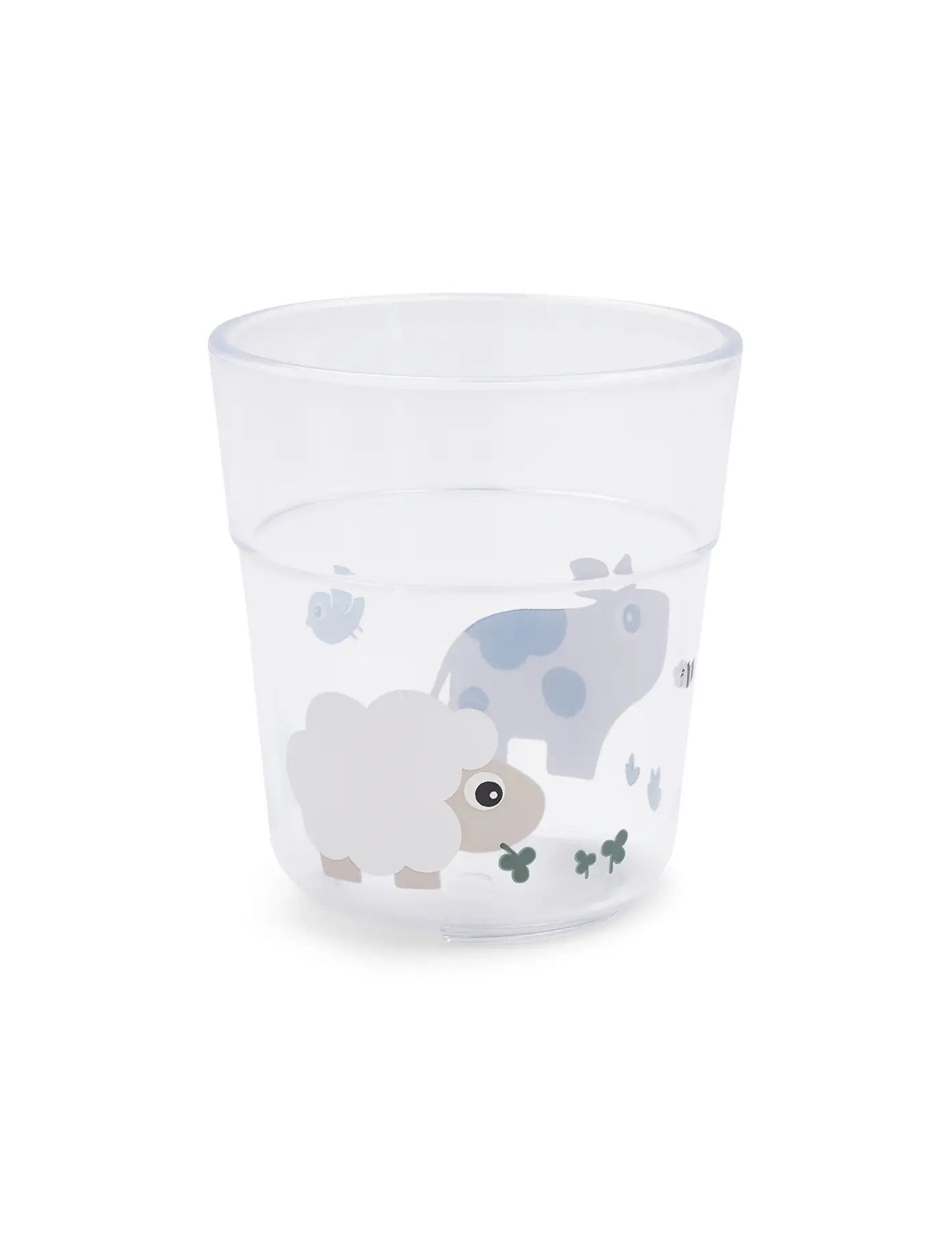 Done by Deer kubek dla dziecka glass l 220ml Tiny Farm sand Done by Deer kubek dla dziecka glass l 220ml Tiny Farm sand