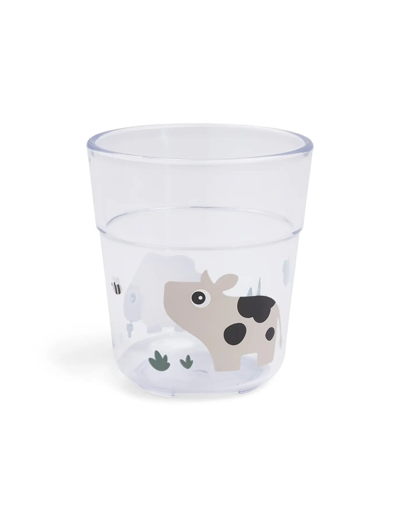 Done by Deer kubek dla dziecka glass l 220ml Tiny Farm sand Done by Deer kubek dla dziecka glass l 220ml Tiny Farm sand