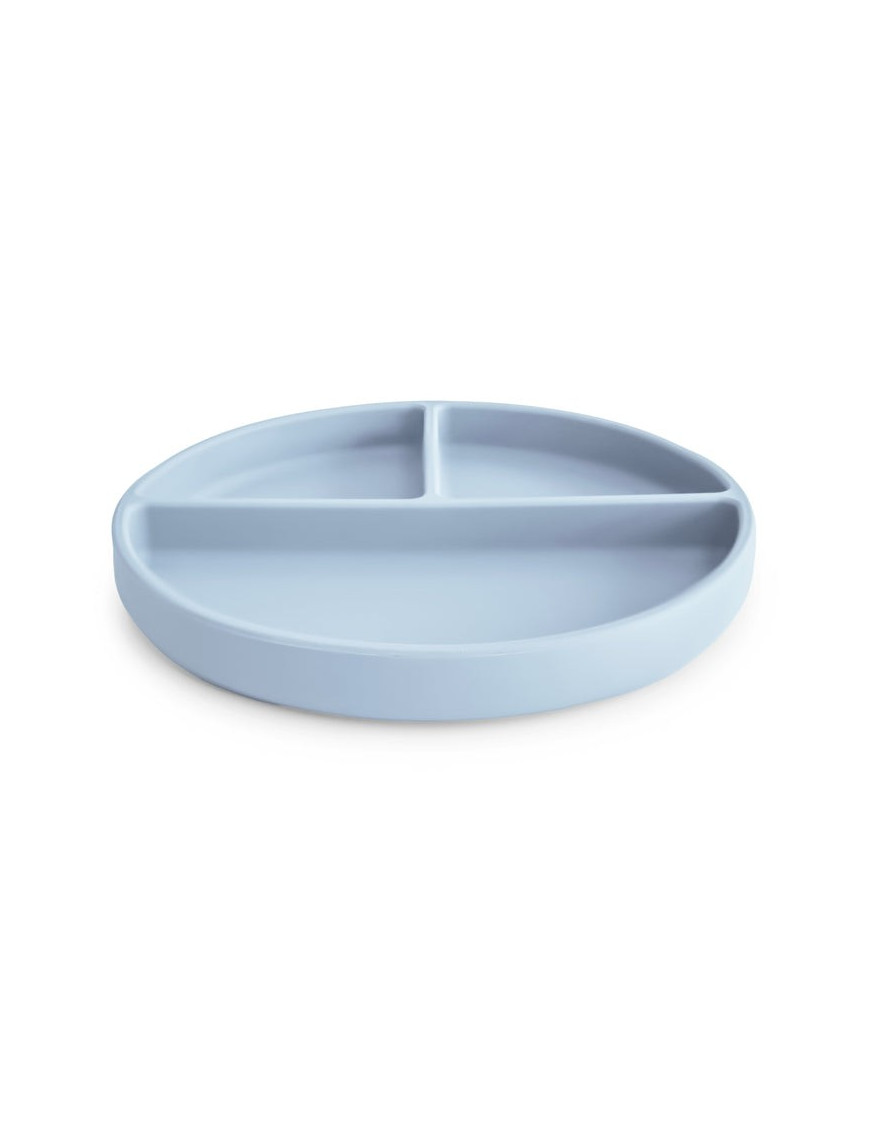 Mushie Talerzyk Silikonowy z Przyssawką Powder Blue Mushie Talerzyk Silikonowy z Przyssawką Powder Blue