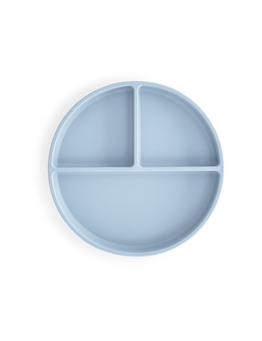 Mushie Talerzyk Silikonowy z Przyssawką Powder Blue Mushie Talerzyk Silikonowy z Przyssawką Powder Blue