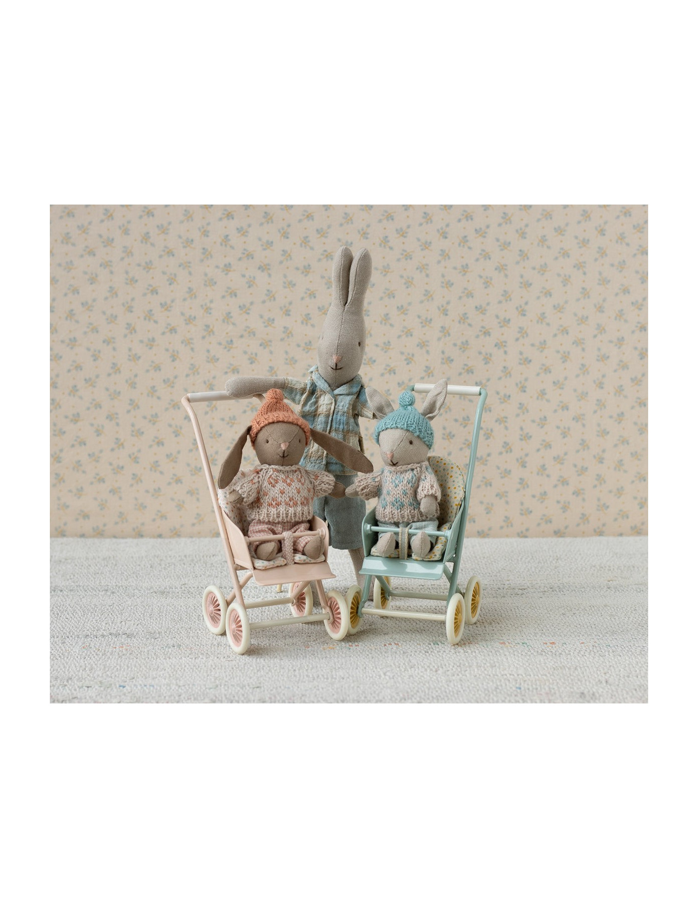 Zimowy króliczek Winter rabbit, Micro - Sand - Mint Maileg Zimowy króliczek Winter rabbit, Micro - Sand - Mint Maileg