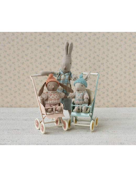 Zimowy króliczek Winter rabbit, Micro - Sand - Mint Maileg