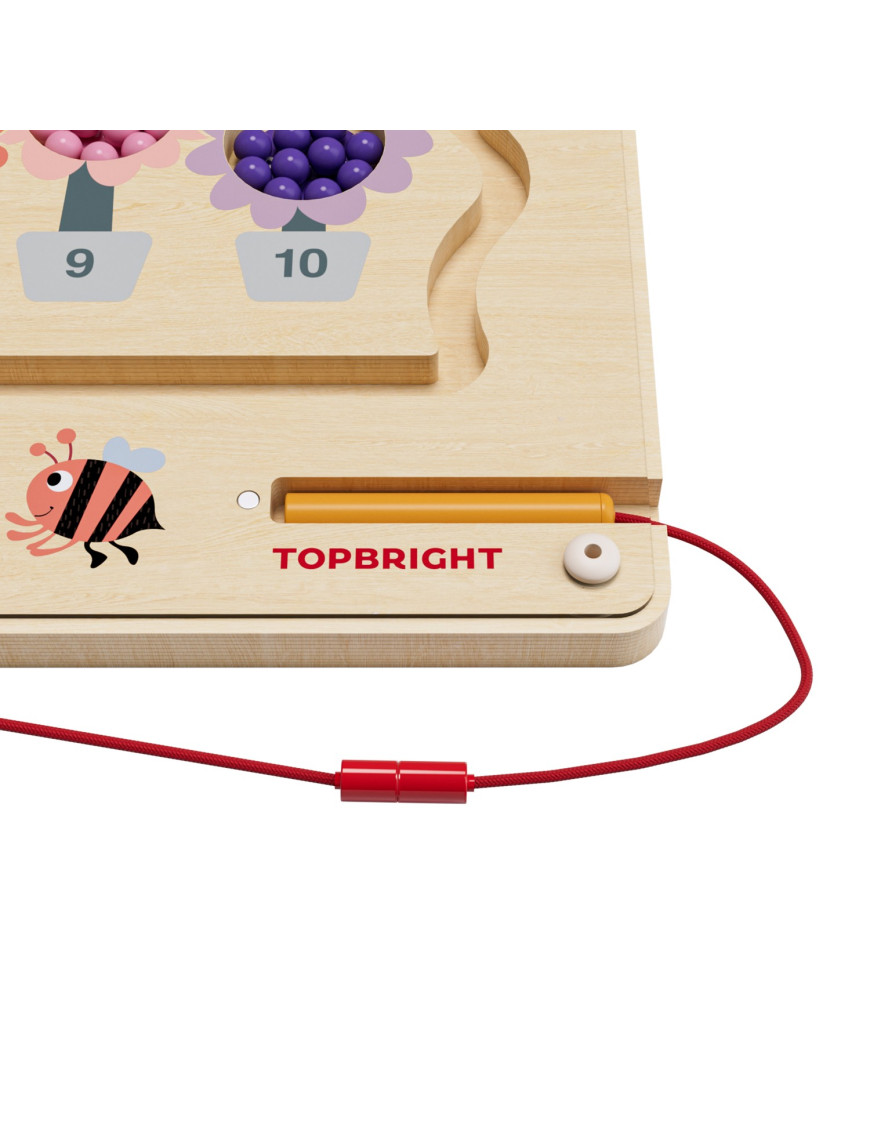 Labirynt magnetyczny Pracowita Pszczółka - 36m+, Topbright