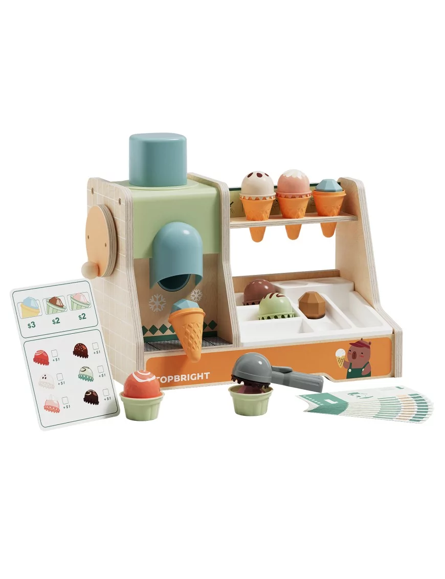 Zabawka edukacyjna duża lodziarnia 36m+, Topbright