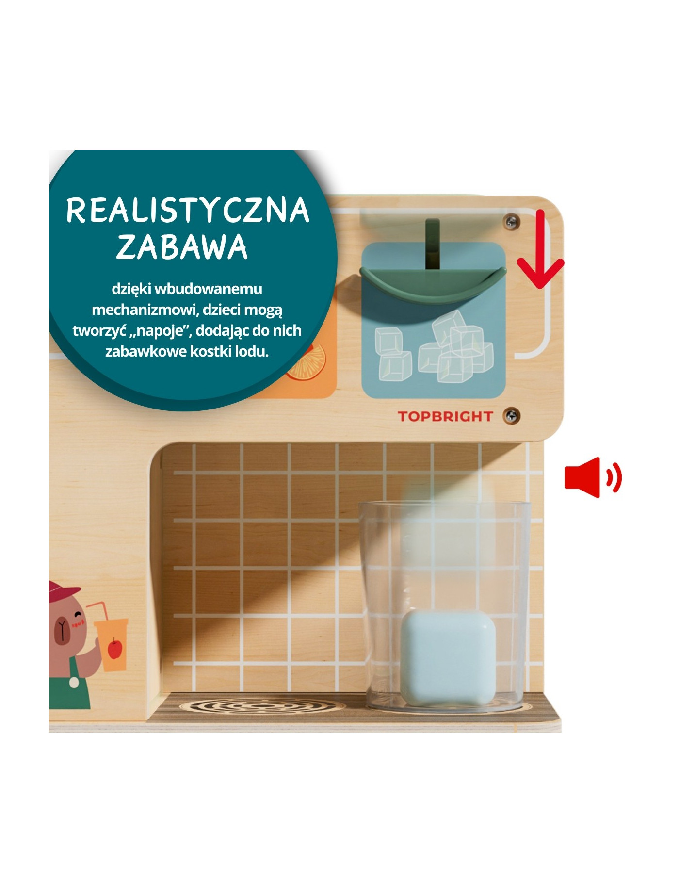 Zabawka edukacyjna Wyciskarka do soków 36m+, Topbright