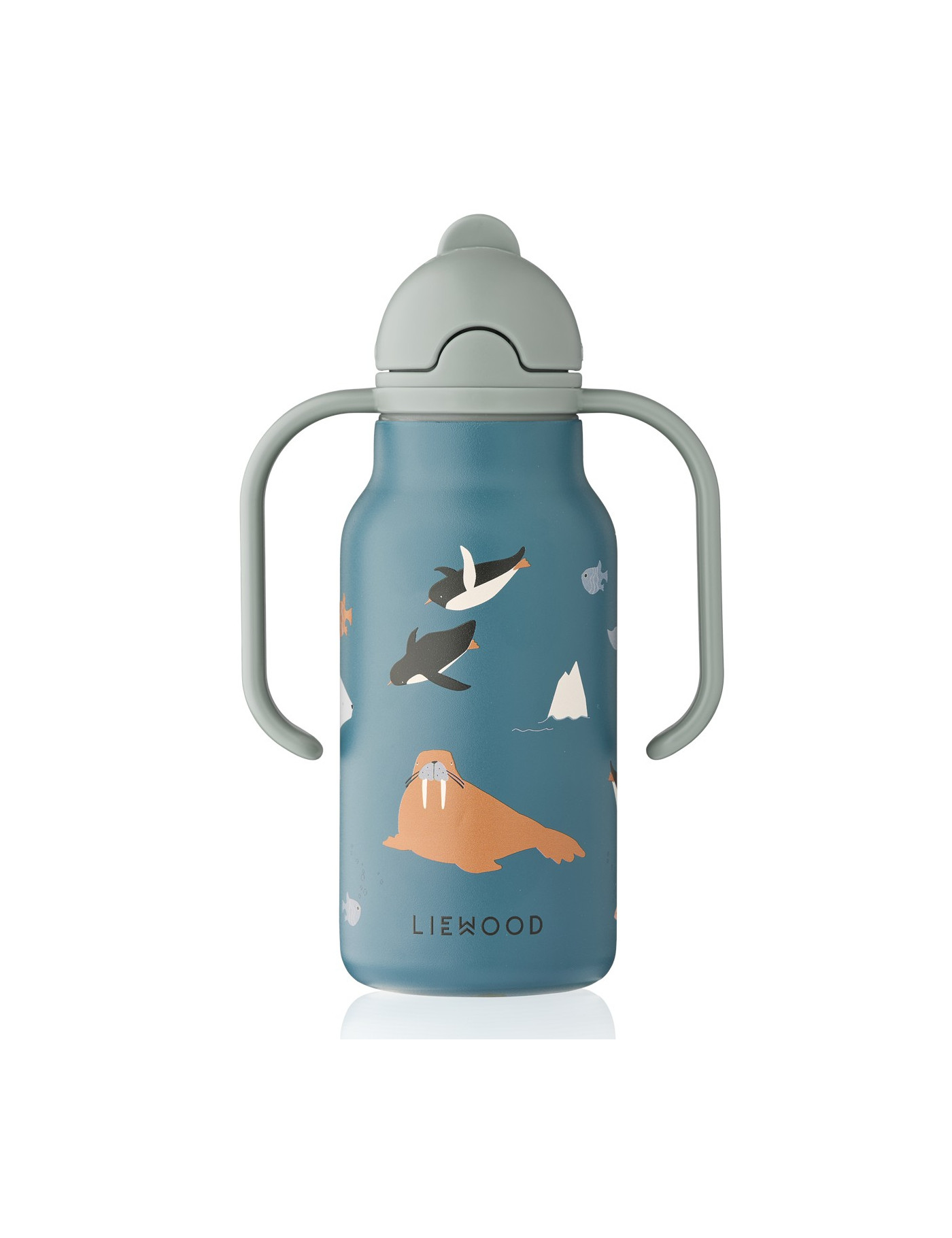 Butelka termiczna Kimmie z nadrukiem 250 ml Ocean Blue Liewood