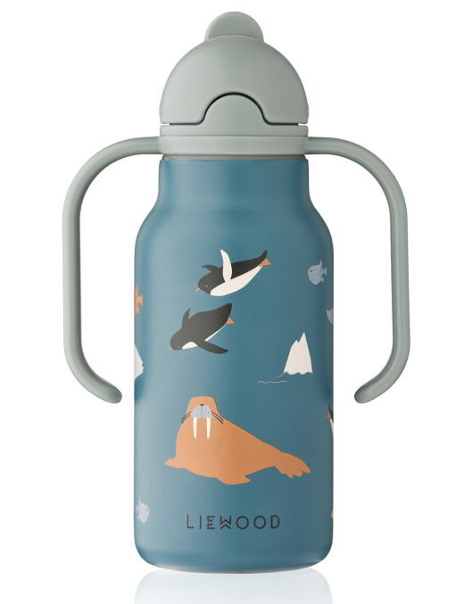 Butelka termiczna Kimmie z nadrukiem 250 ml Ocean Blue Liewood