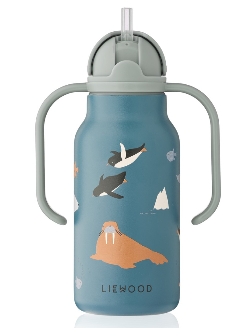 Butelka termiczna Kimmie z nadrukiem 250 ml Ocean Blue Liewood