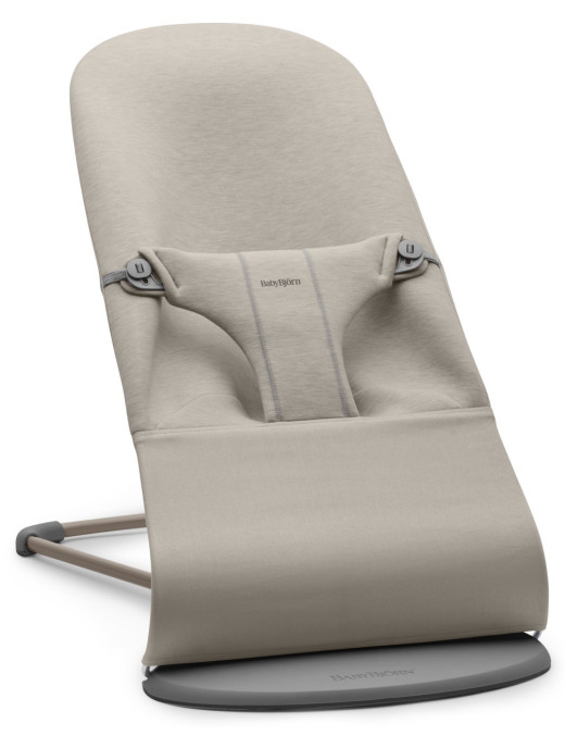 BABYBJORN - leżaczek BLISS 3D Jersey, Piaskowoszary