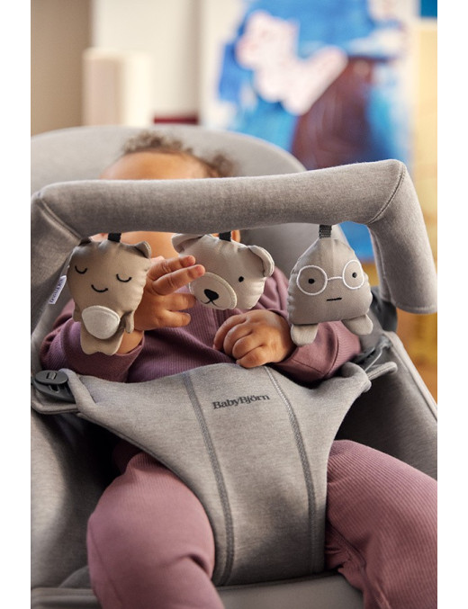 BABYBJORN - zabawka do leżaczka - Soft Friends, Neutrals