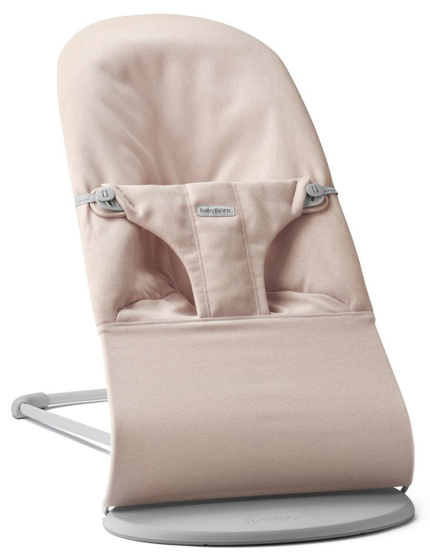 BABYBJORN - leżaczek WOVEN, Jasny różowy