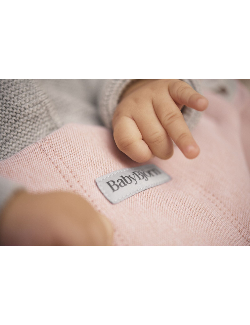 BABYBJORN - leżaczek WOVEN, Jasny różowy
