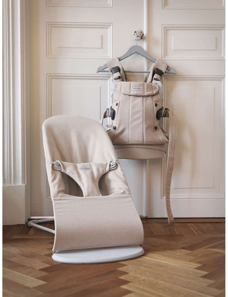 BABYBJORN - leżaczek WOVEN, Jasny Beż
