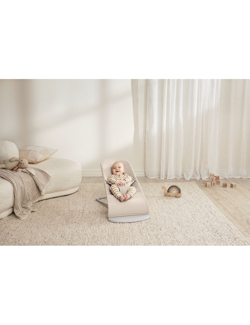 BABYBJORN - leżaczek WOVEN, Jasny Beż