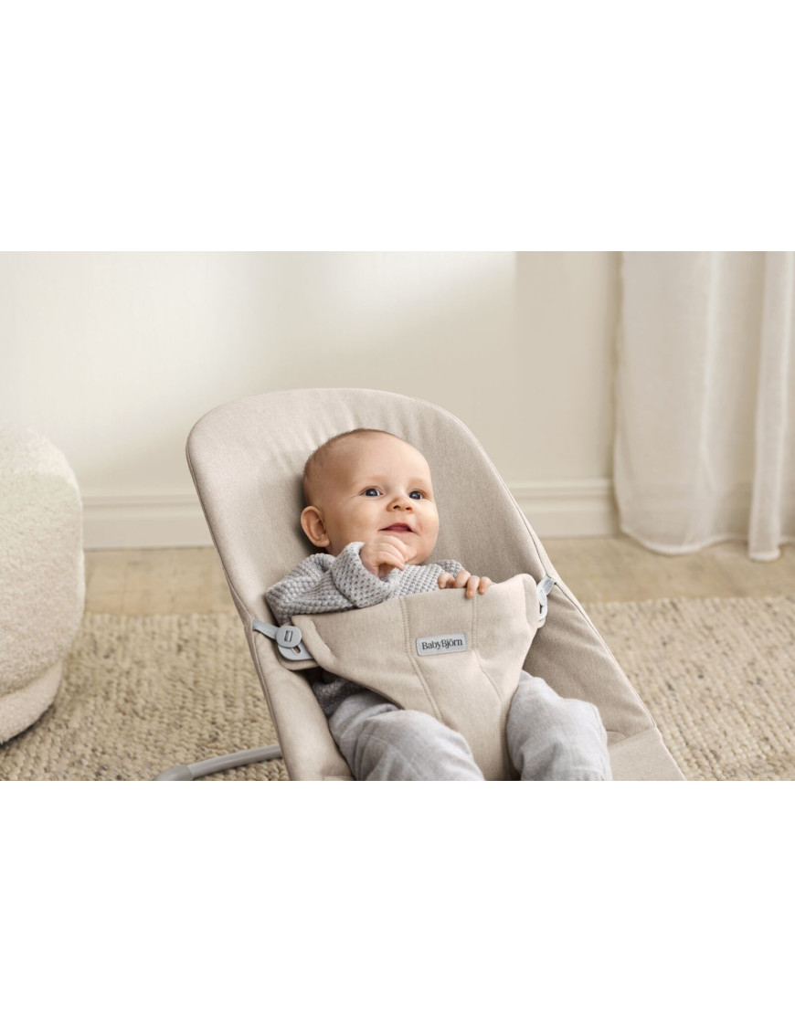 BABYBJORN - leżaczek WOVEN, Jasny Beż