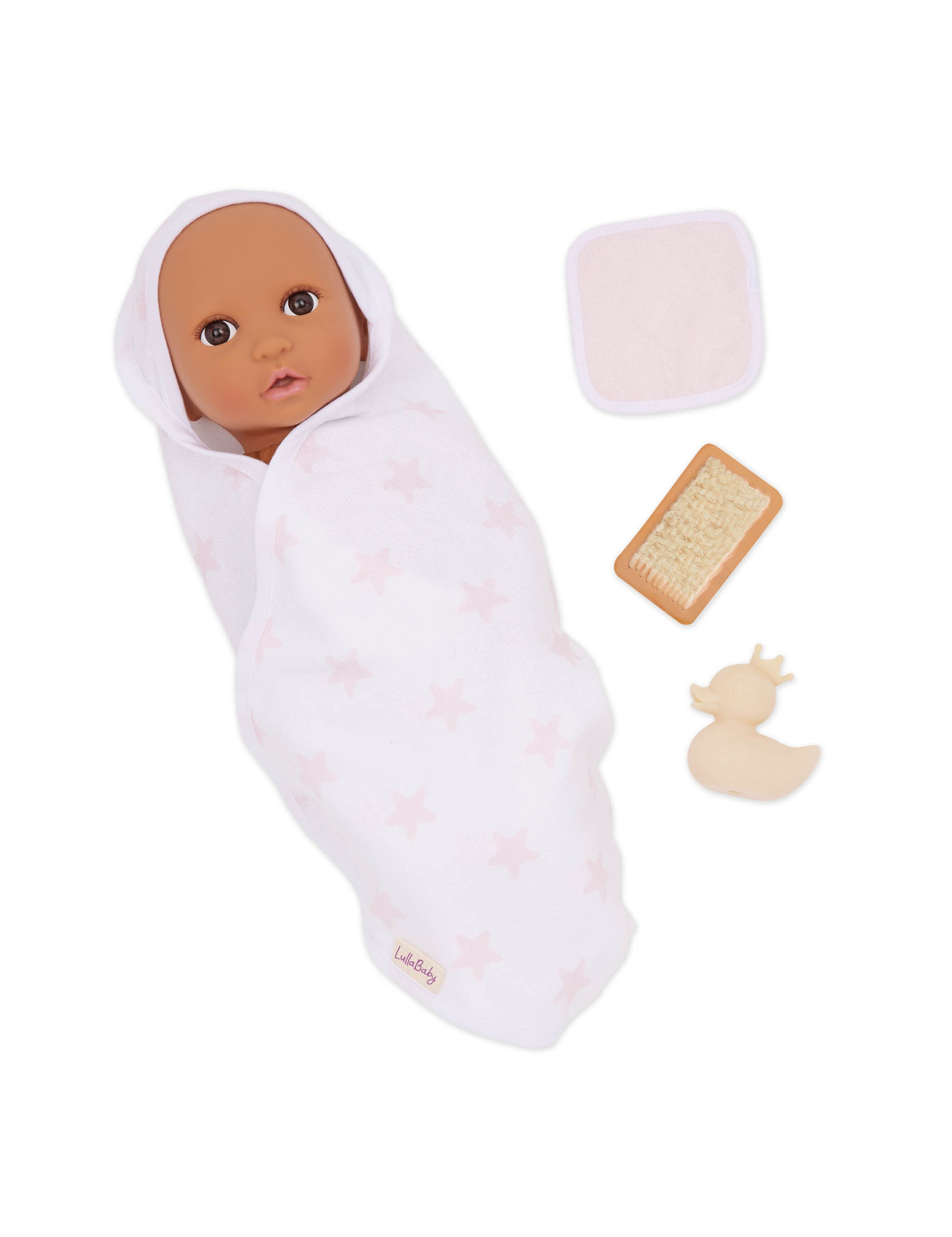 DUŻY zestaw dla lalki NOWORODKA – wersja dla dziewczynki LullaBaby