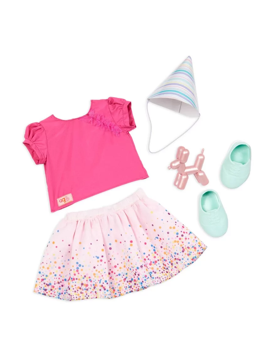 Zestaw ubranek dla lalek – It’s TIME to PARTY – na przyjęcie urodzinowe Our Generation