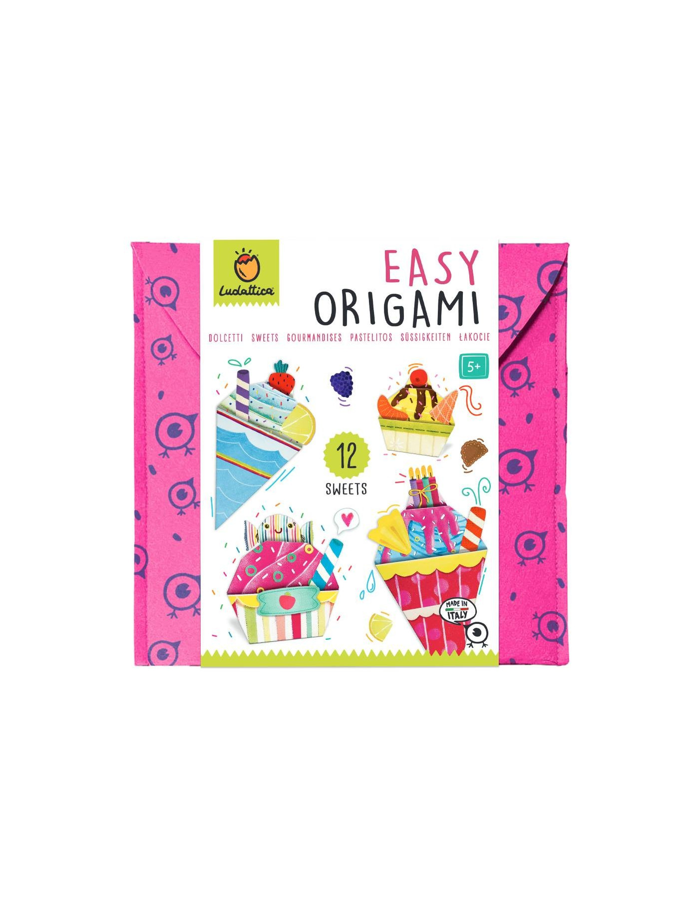 EASY ORIGAMI – zestaw kreatywny – ŁAKOCIE Ludattica EASY ORIGAMI – zestaw kreatywny – ŁAKOCIE Ludattica