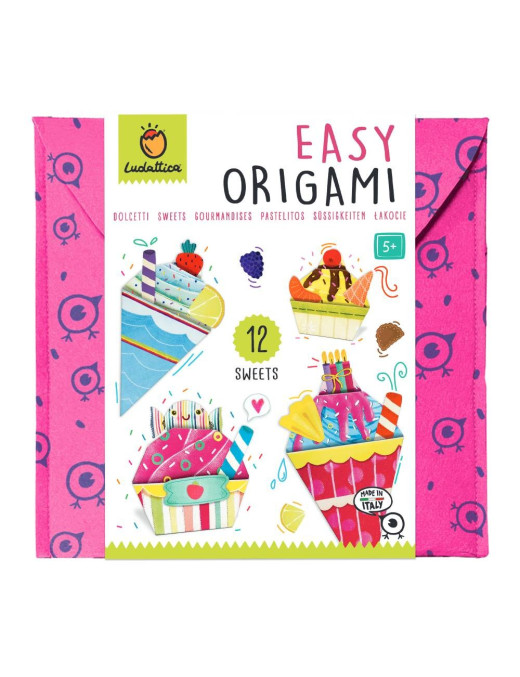 EASY ORIGAMI – zestaw kreatywny – ŁAKOCIE Ludattica