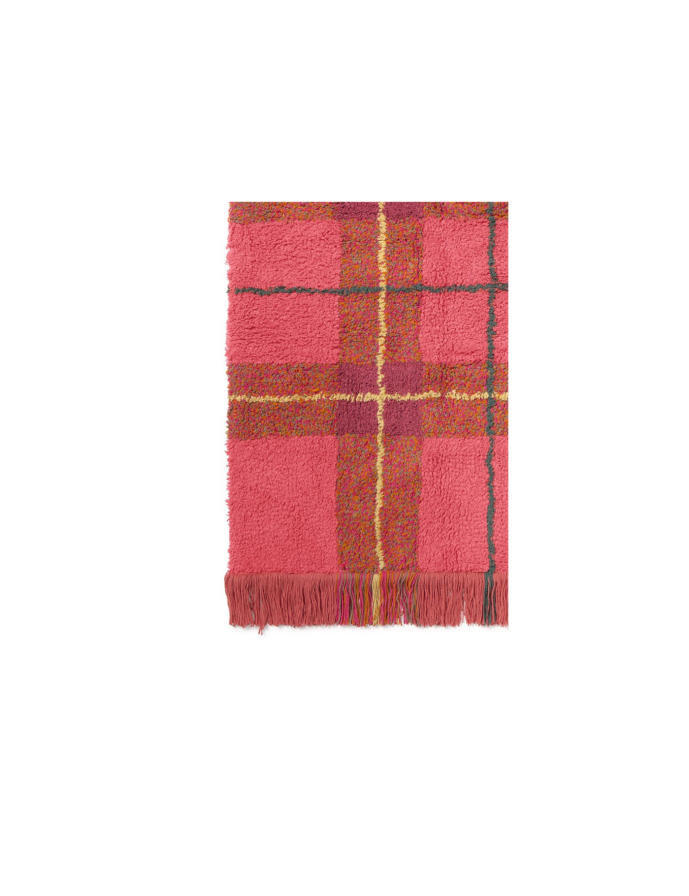 Dywan Tartan 90×120 cm – Vintage Red Wouf Wouf, Lorena Canals