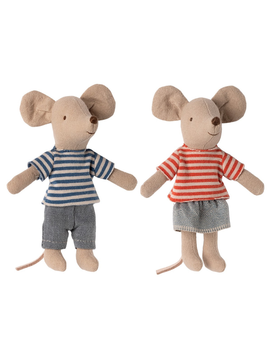 Myszki Maileg LouiMax and Stella Little brother and sister mice