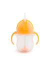 Munchkin Kubek niekapek ze słomką, pomarańczowy, 207 ml Munchkin Kubek niekapek ze słomką, pomarańczowy, 207 ml