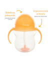 Munchkin Kubek niekapek ze słomką, pomarańczowy, 207 ml Munchkin Kubek niekapek ze słomką, pomarańczowy, 207 ml