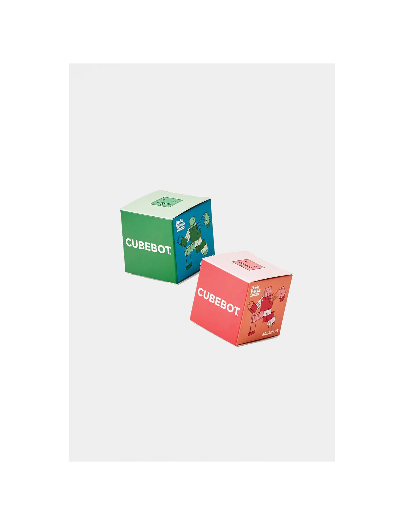 Cubebot zabawka antystresowa micro Areaware – zielony multikolor