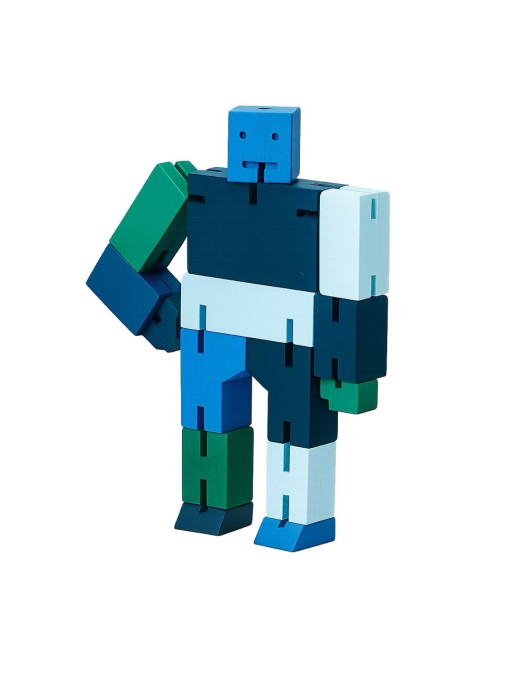 Cubebot micro Areaware – niebieski multikolor