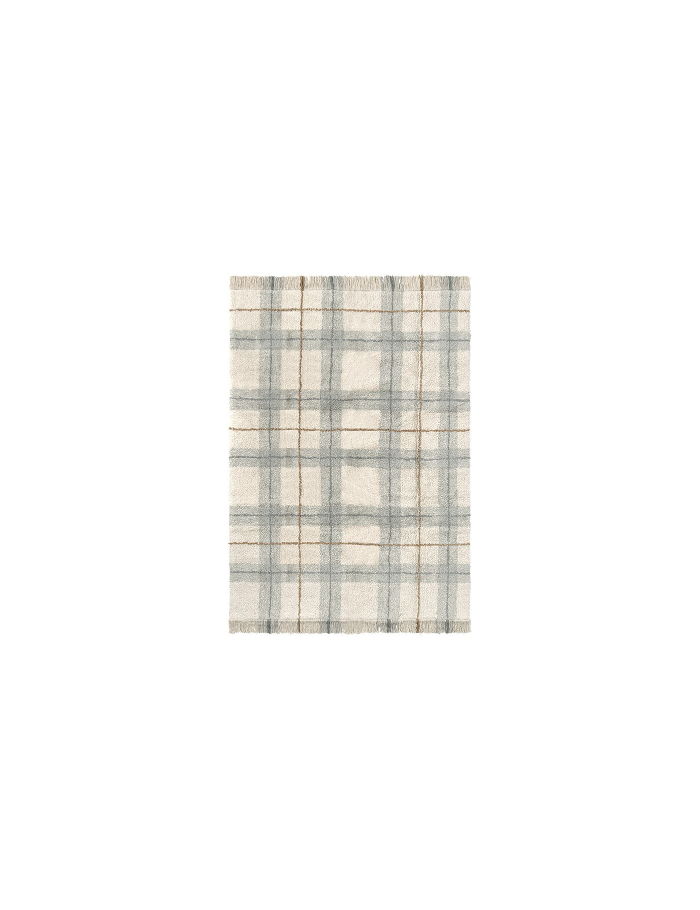 Dywan Tartan Blue Sage Wouf Wouf– 90×120 cm, Lorena Canals