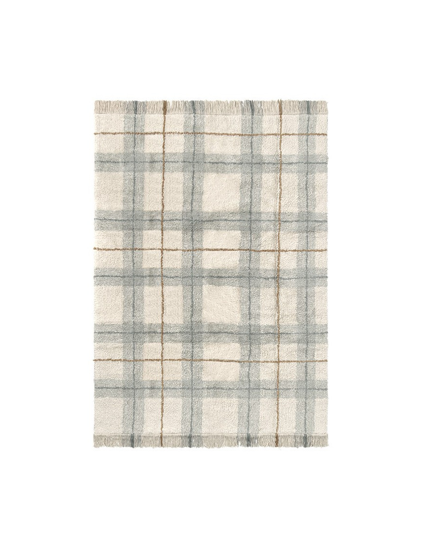 Dywan Tartan Blue Sage Wouf Wouf– 90×120 cm, Lorena Canals