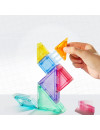 Klocki magnetyczne mideer - Tangram 3D z klepsydrą 7 el.