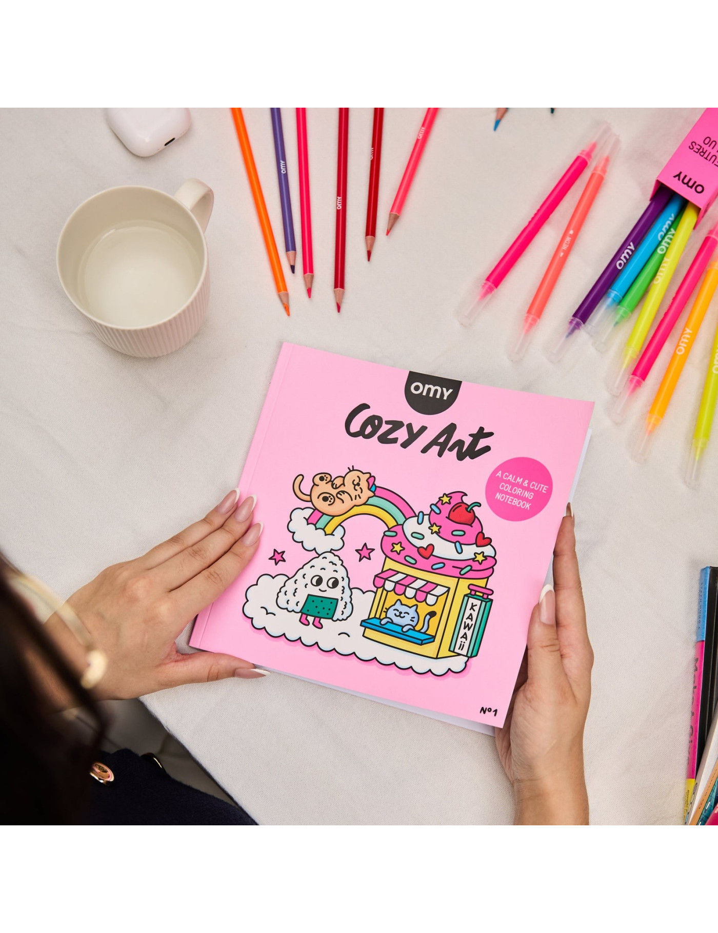 Kolorowanka cozy art - Kawaii OMY Kolorowanka cozy art - Kawaii OMY