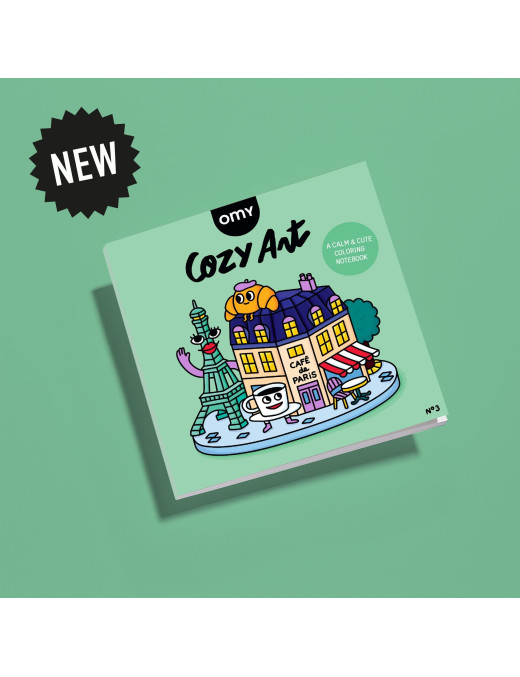Kolorowanka cozy art - PARYŻ OMY