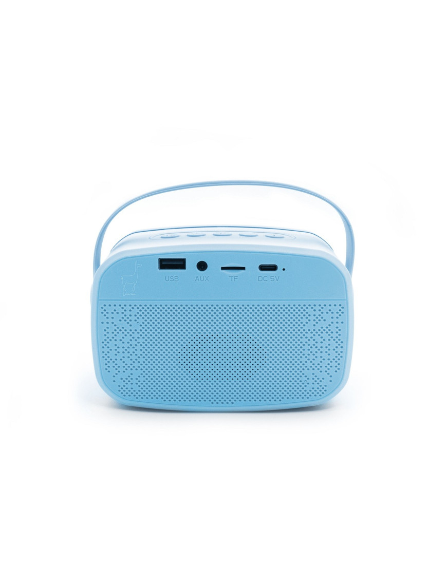 Lalarma Karaoke Party Set – zestaw karaoke z 2 mikrofonami, światłami LED BLUE