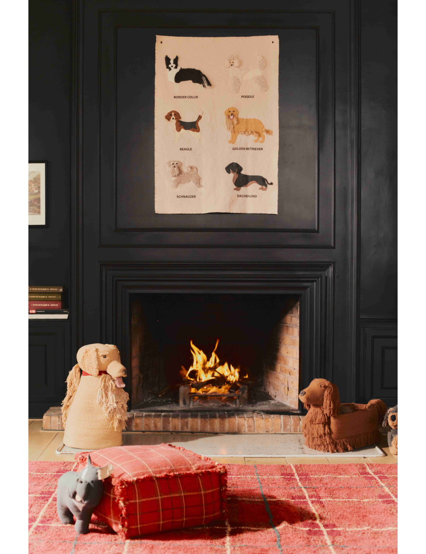 Pufa Handloom Maple Red Wouf Wouf – Lorena Canals