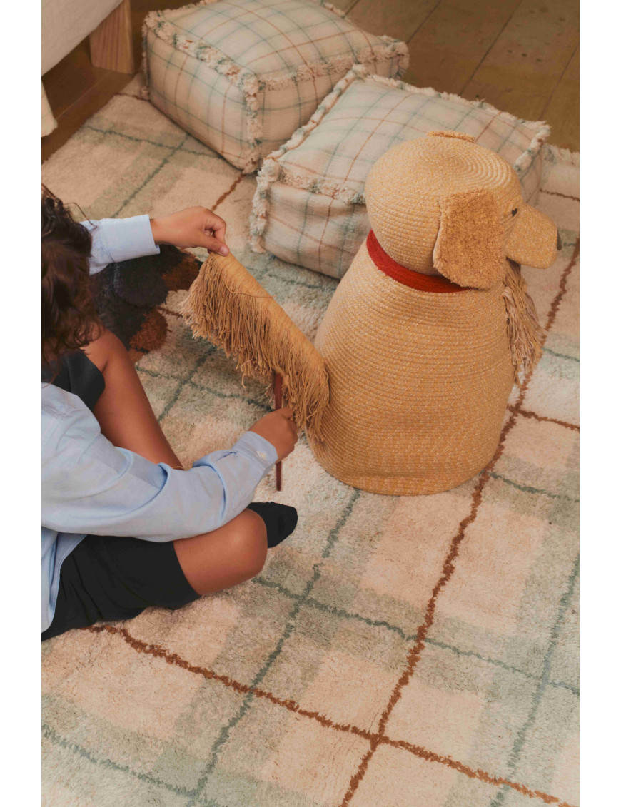 Pufa Handloom Blue Sage Wouf Wouf – Lorena Canals