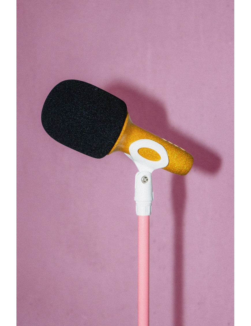 Lalarma Glitter Groove – bezprzewodowy mikrofon Bluetooth z efektami głosu
